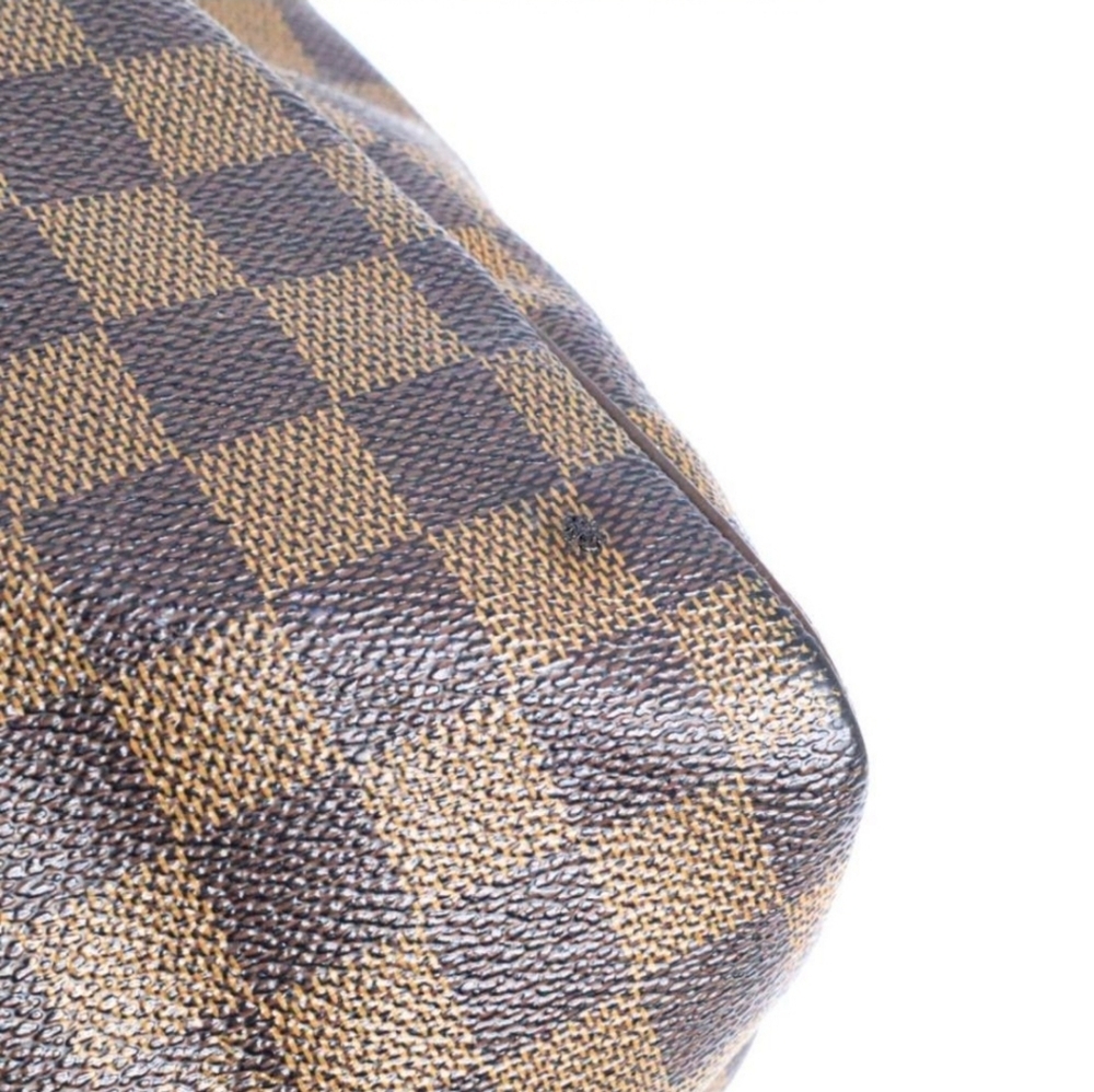 LOUIS VUITTON Speedy 30 Damier Ebene Satchel Bag Brown COA, Lock & Key - Picture 13 of 16